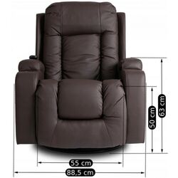 Fotoliu-recliner Mebel Elite Box (Dark Brown) Thumb