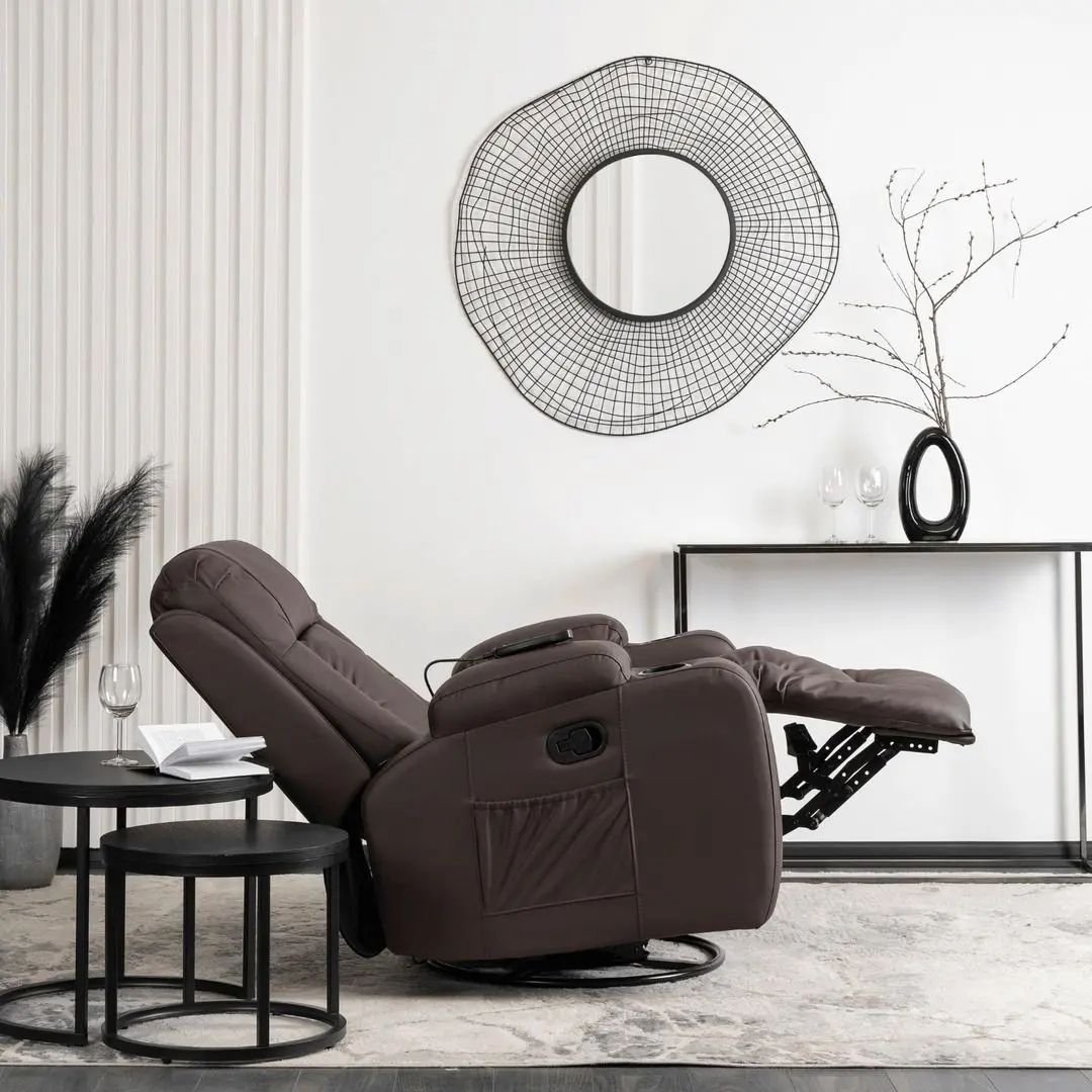 Fotoliu-recliner Mebel Elite Box (Dark Brown) - 7