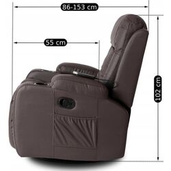 Fotoliu-recliner Mebel Elite Box (Dark Brown) Thumb