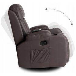Fotoliu-recliner Mebel Elite Box (Dark Brown) Thumb