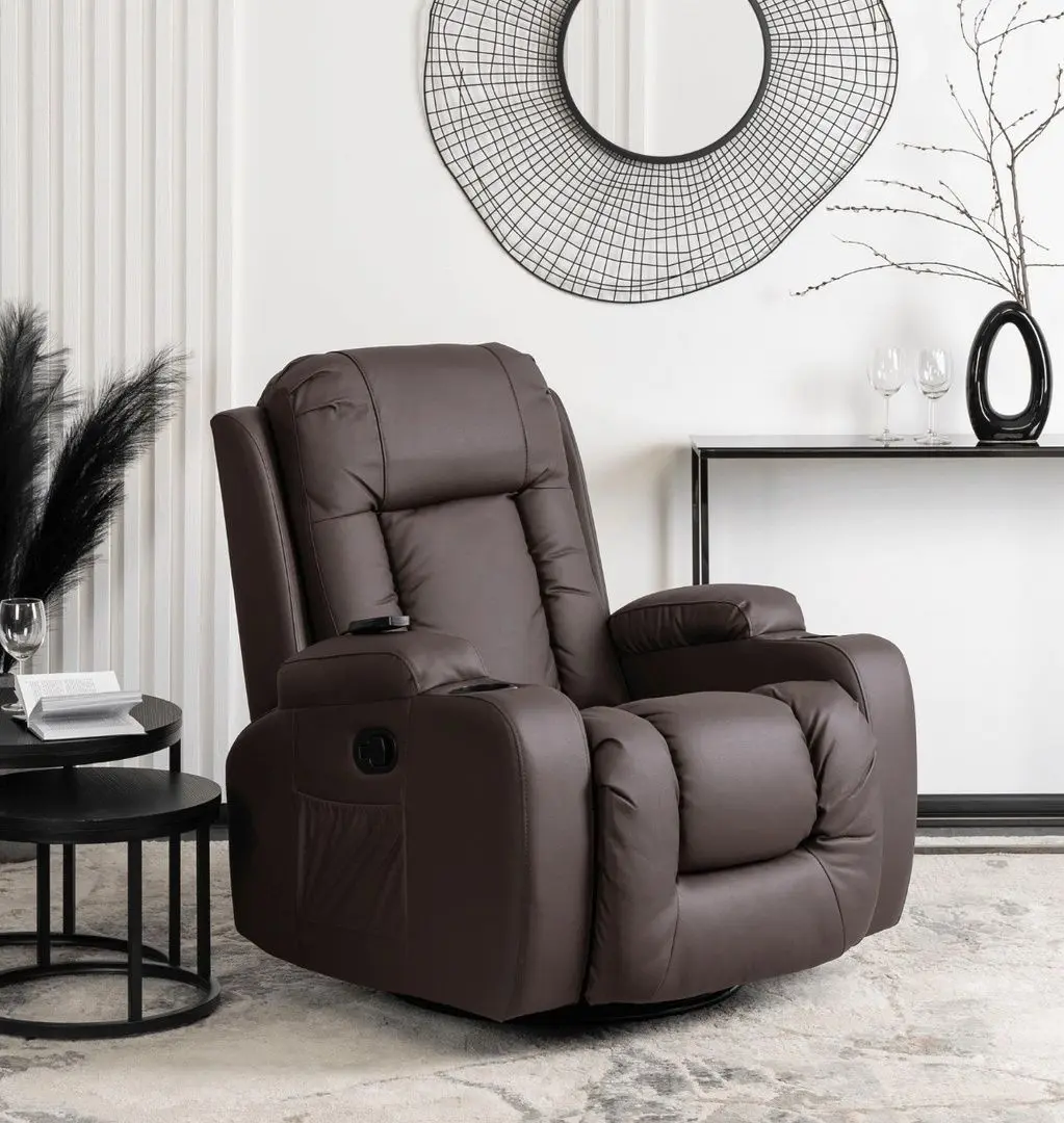 Fotoliu-recliner Mebel Elite Box (Dark Brown)