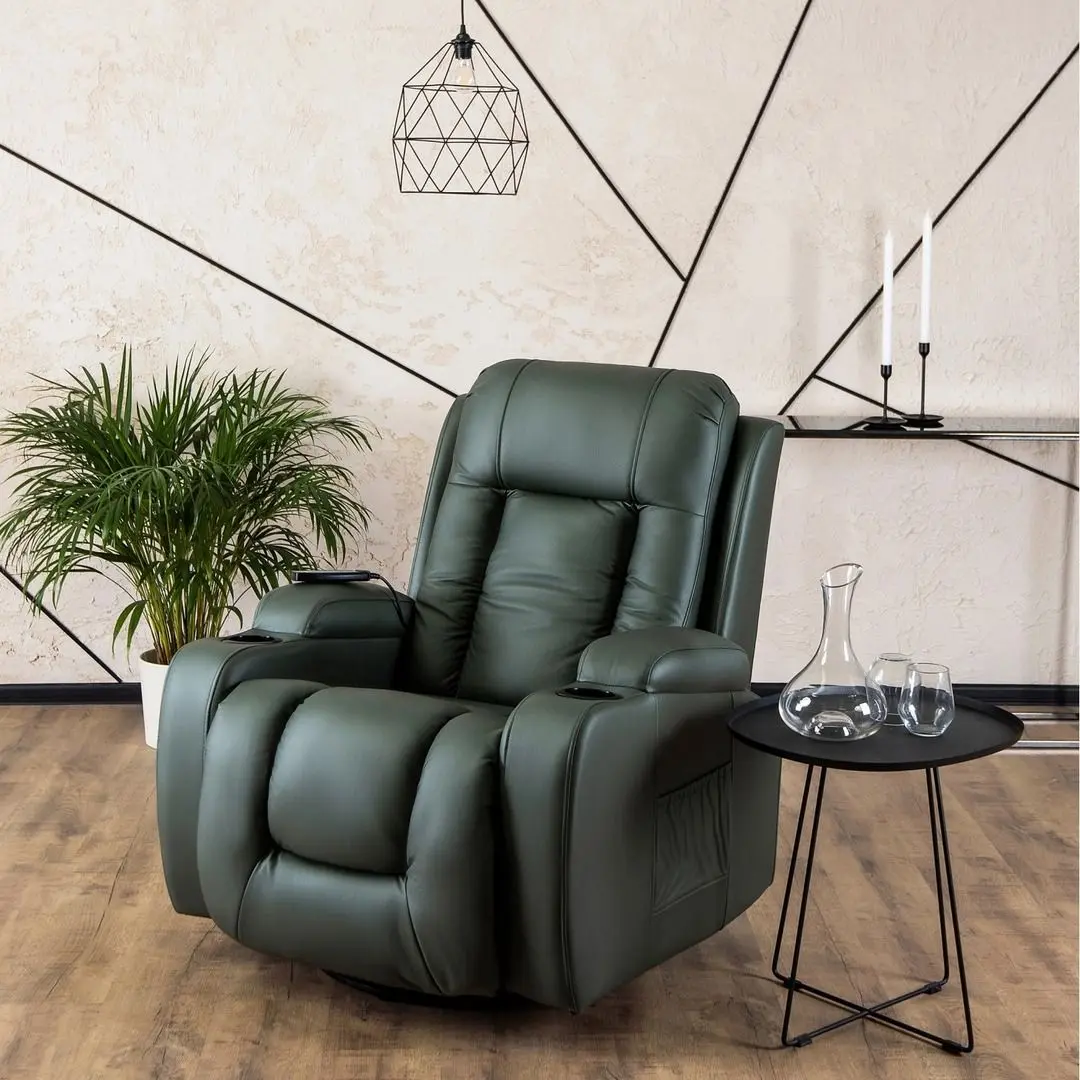 Fotoliu-recliner Mebel Elite Box (Green)