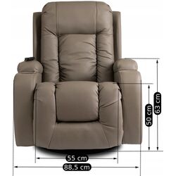 Fotoliu-recliner Mebel Elite Box (Grey) Thumb