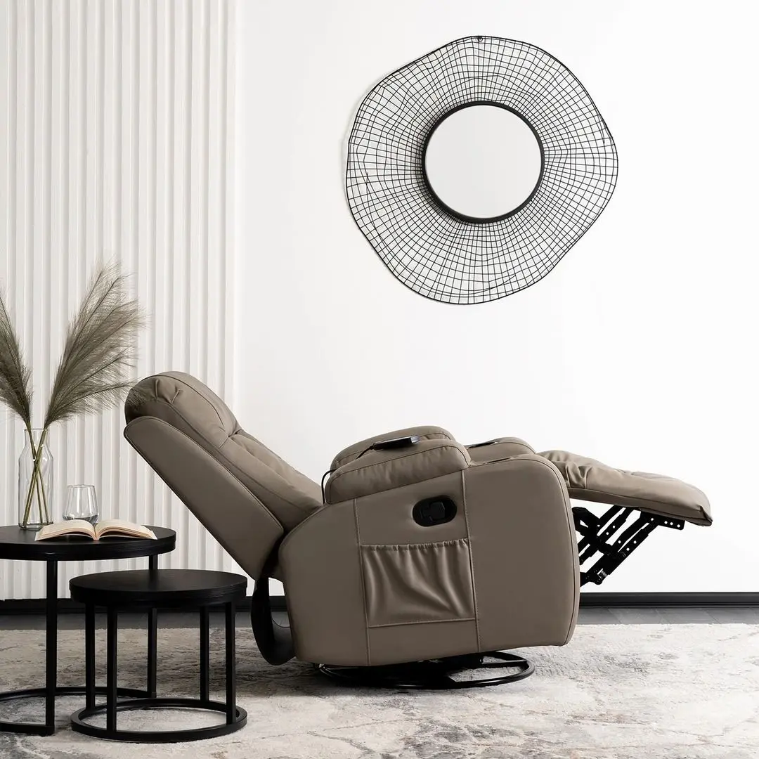 Fotoliu-recliner Mebel Elite Box (Grey) - 15