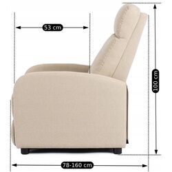 Кресло-реклайнер Mebel Elite Danny (Beige) Thumb