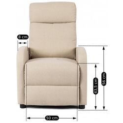 Кресло-реклайнер Mebel Elite Danny (Beige) Thumb