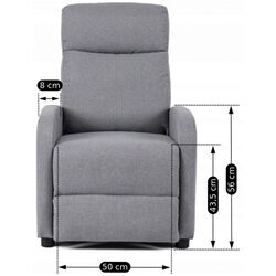 Fotoliu-recliner Mebel Elite Danny (Grey) Thumb