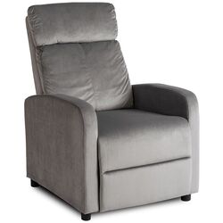 Fotoliu-recliner Mebel Elite Danny Velvet (Grey) Thumb