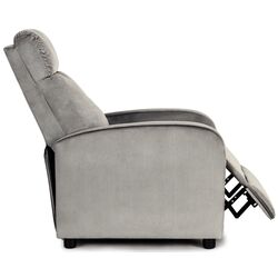 Fotoliu-recliner Mebel Elite Danny Velvet (Grey) Thumb