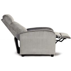 Fotoliu-recliner Mebel Elite Danny Velvet (Grey) Thumb
