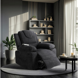 Fotoliu-recliner Mebel Elite Fenix (Black) Thumb