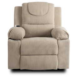Fotoliu-recliner Mebel Elite Fenix Corduroy (Beige) Thumb