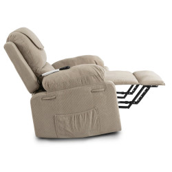 Fotoliu-recliner Mebel Elite Fenix Corduroy (Beige) Thumb