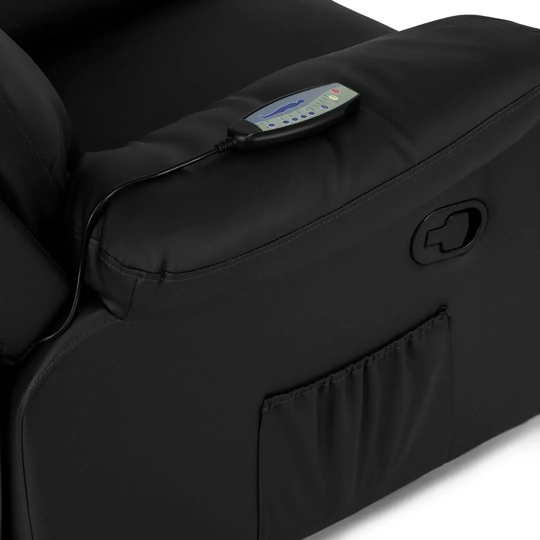 Fotoliu-recliner Mebel Elite Inter (Black)