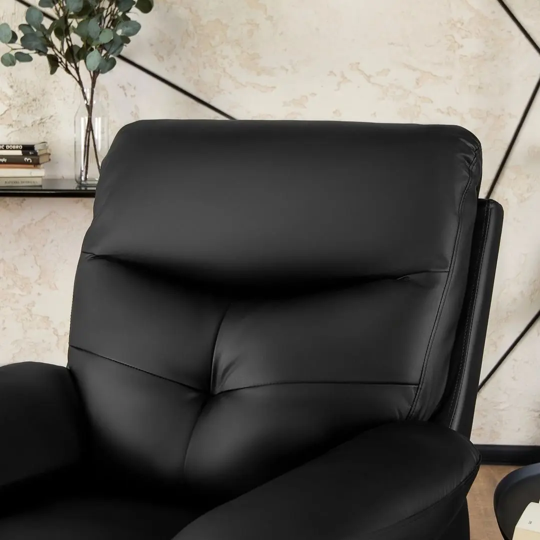Fotoliu-recliner Mebel Elite Inter (Black)