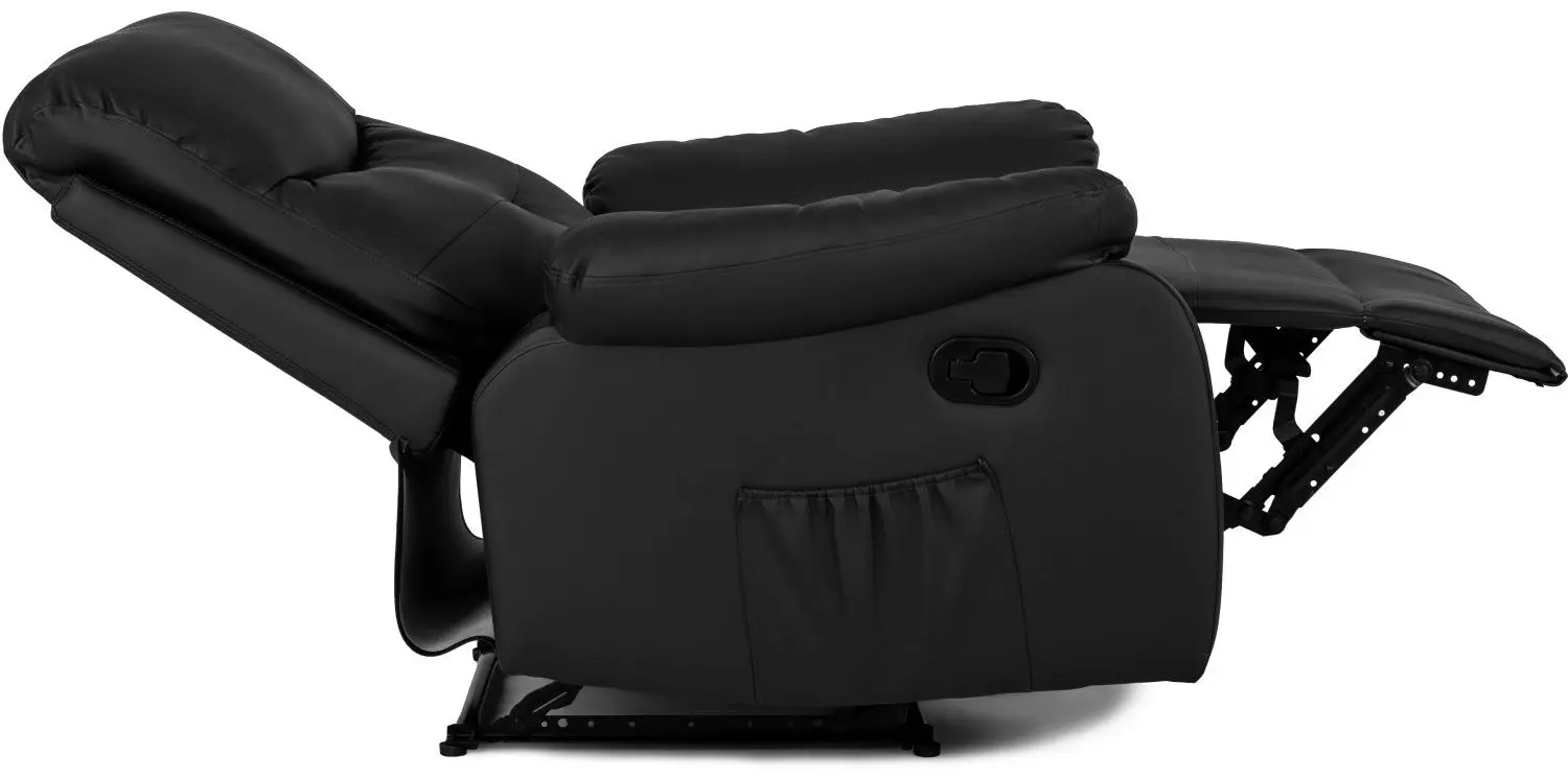 Fotoliu-recliner Mebel Elite Inter (Black)