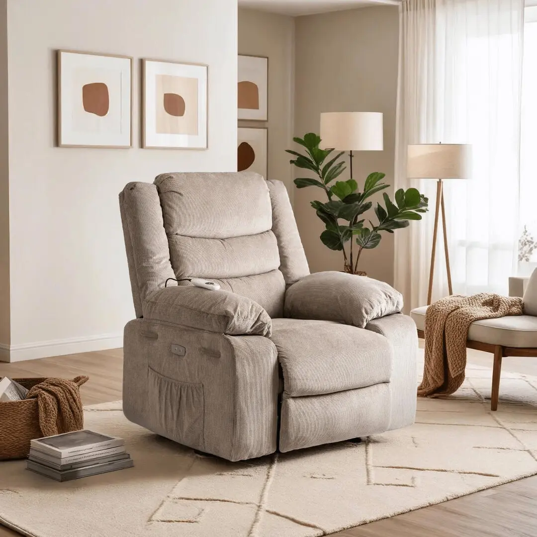 Кресло-реклайнер Mebel Elite Jasper (Beige)
