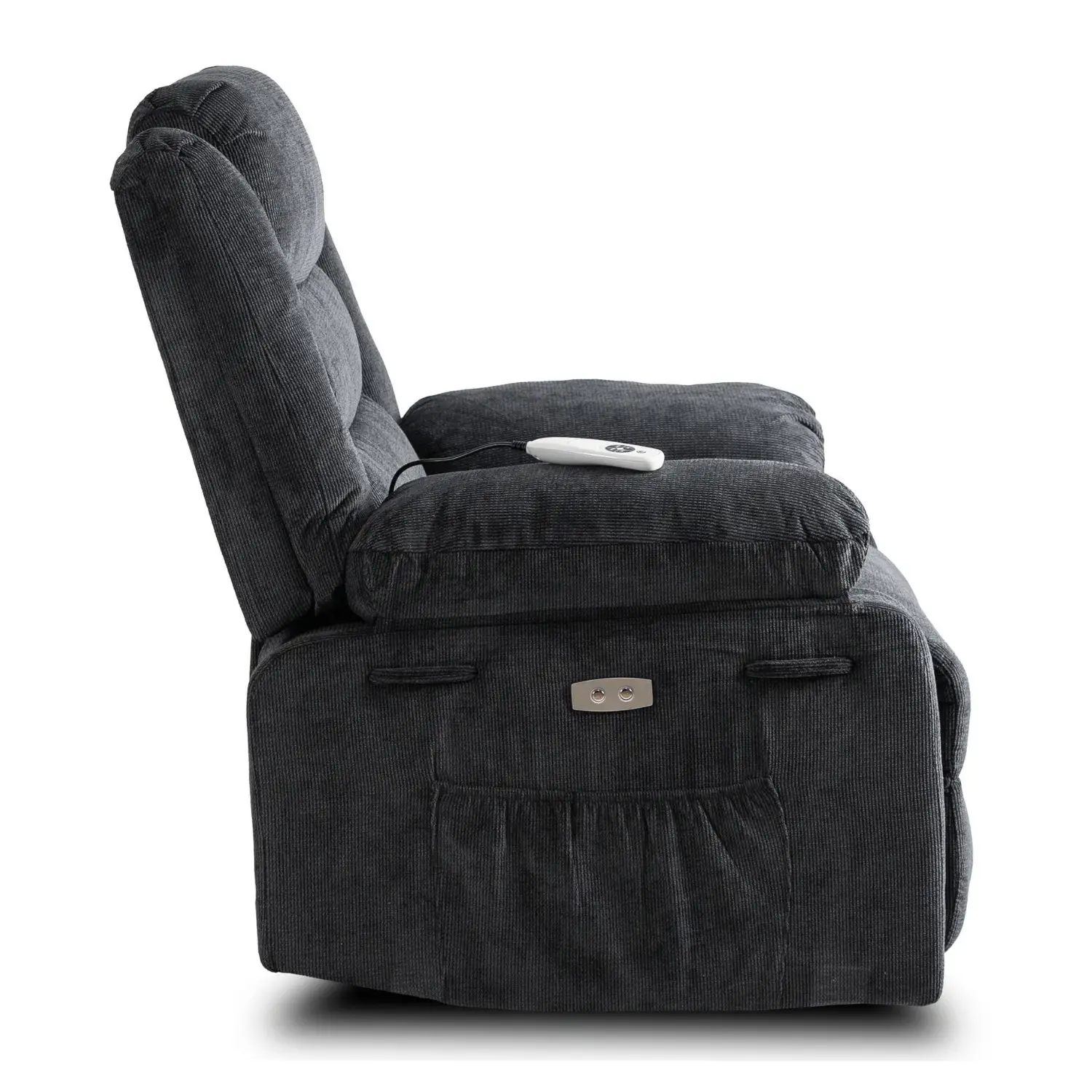 Кресло-реклайнер Mebel Elite Jasper (Black) - 3