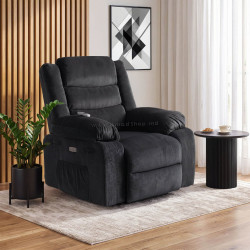 Кресло-реклайнер Mebel Elite Jasper (Black)