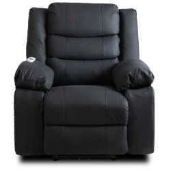 Кресло-реклайнер Mebel Elite Jasper ECO (Black) Thumb