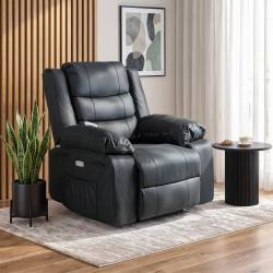 Кресло-реклайнер Mebel Elite Jasper ECO (Black)