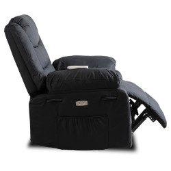 Кресло-реклайнер Mebel Elite Jasper ECO (Black) Thumb
