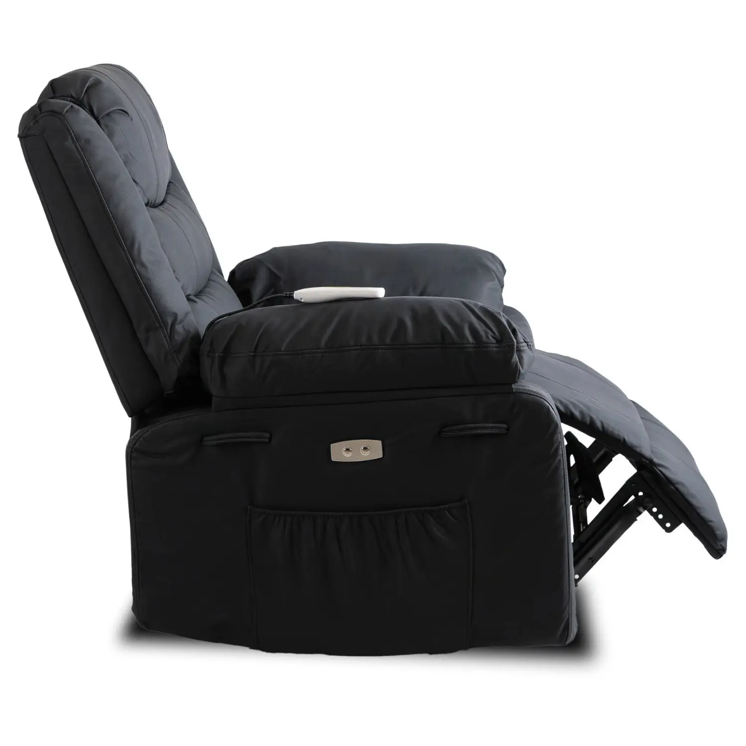 Кресло-реклайнер Mebel Elite Jasper ECO (Black) - 4