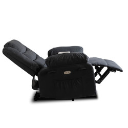 Кресло-реклайнер Mebel Elite Jasper ECO (Black) Thumb