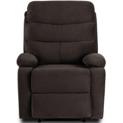 Fotoliu-recliner Mebel Elite Kobe Velur (Brown) Thumb