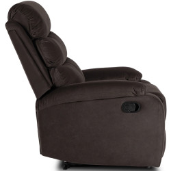 Fotoliu-recliner Mebel Elite Kobe Velur (Brown) Thumb