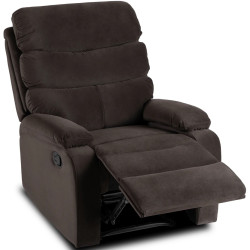 Fotoliu-recliner Mebel Elite Kobe Velur (Brown) Thumb
