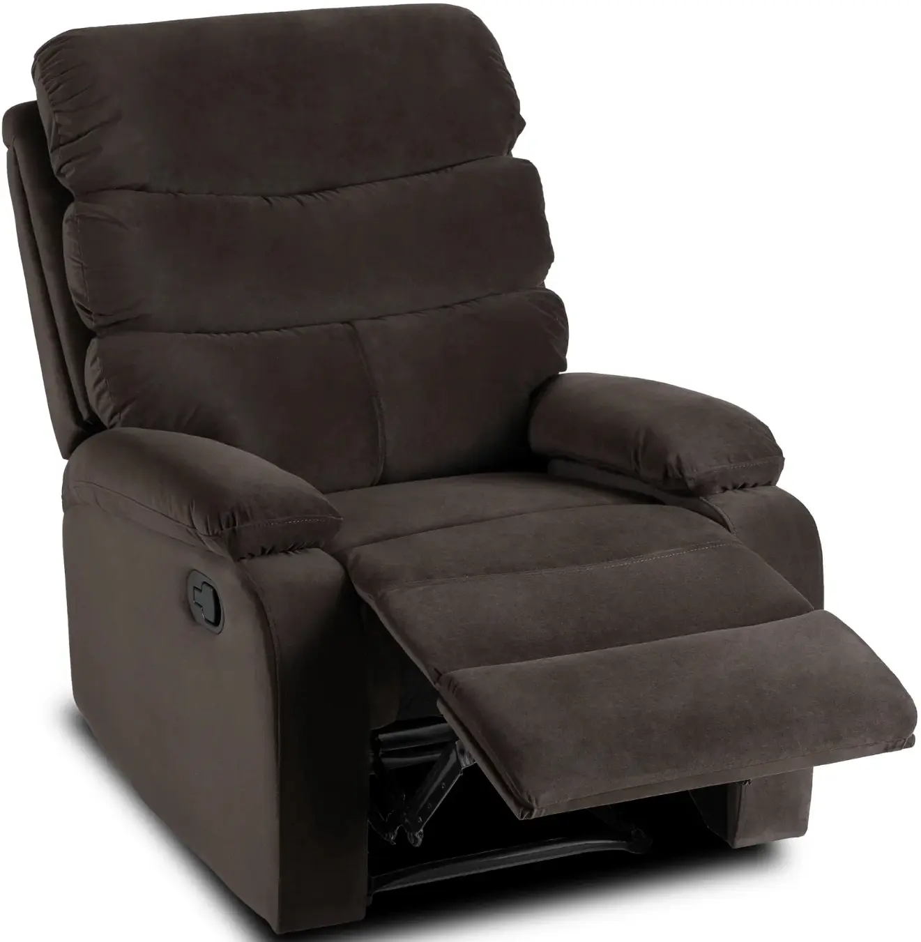 Fotoliu-recliner Mebel Elite Kobe Velur (Brown) - 4