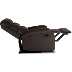 Fotoliu-recliner Mebel Elite Kobe Velur (Brown) Thumb