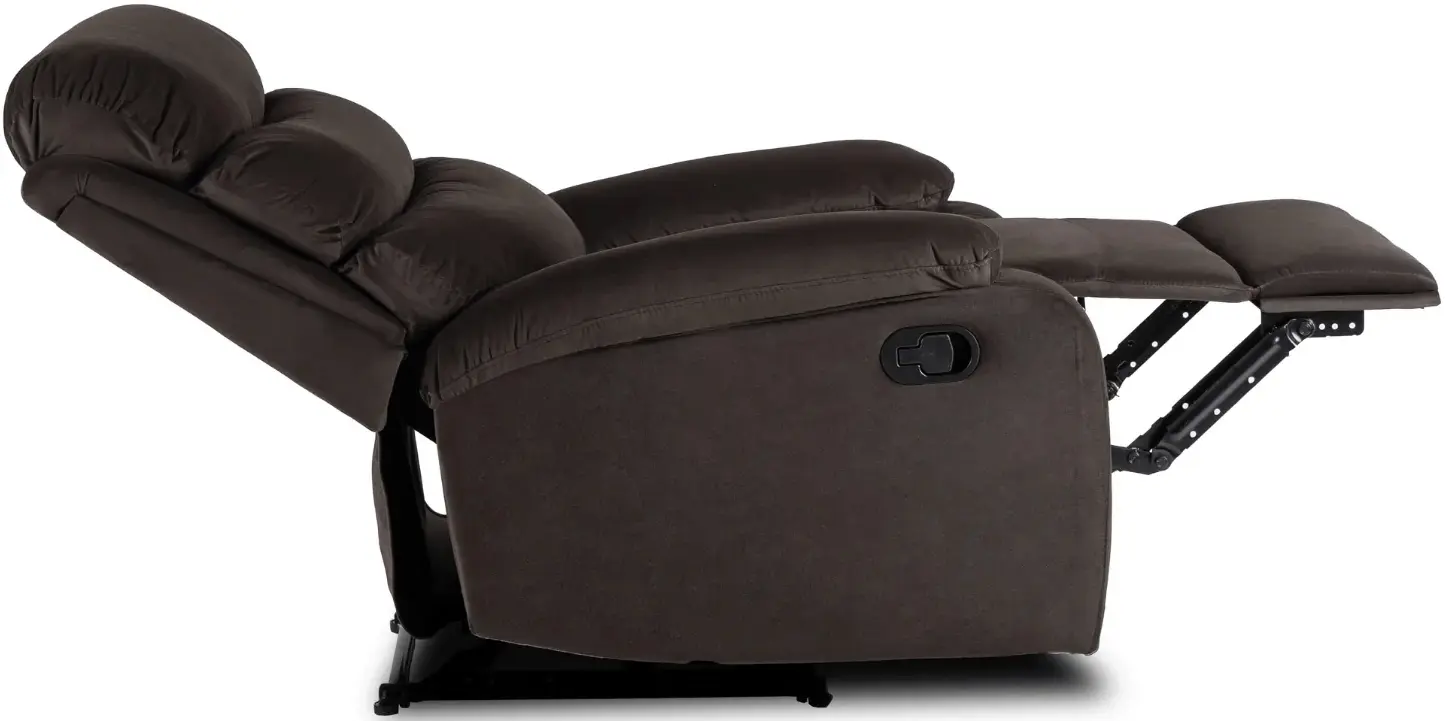 Fotoliu-recliner Mebel Elite Kobe Velur (Brown) - 5