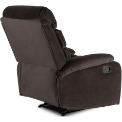Fotoliu-recliner Mebel Elite Kobe Velur (Brown) Thumb