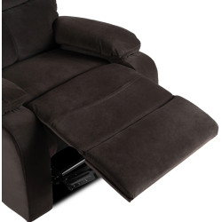Fotoliu-recliner Mebel Elite Kobe Velur (Brown) Thumb
