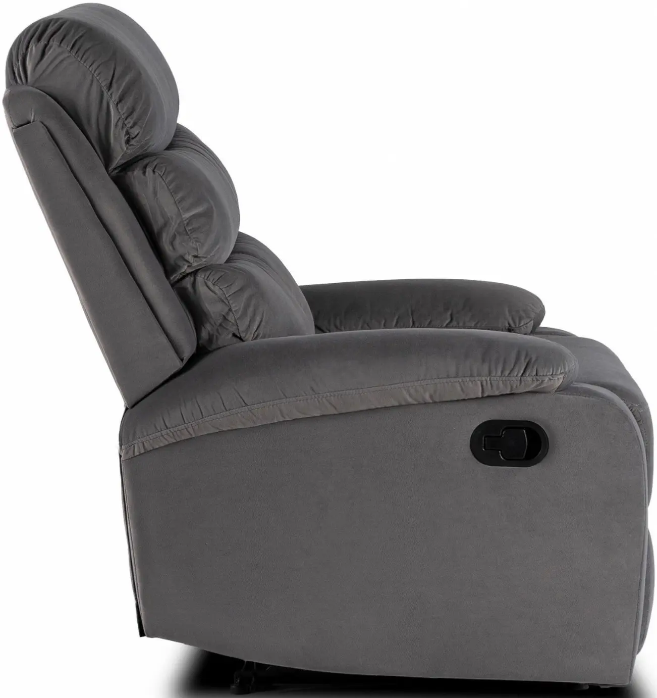 Кресло-реклайнер Mebel Elite Kobe Velur (Grey) - 3