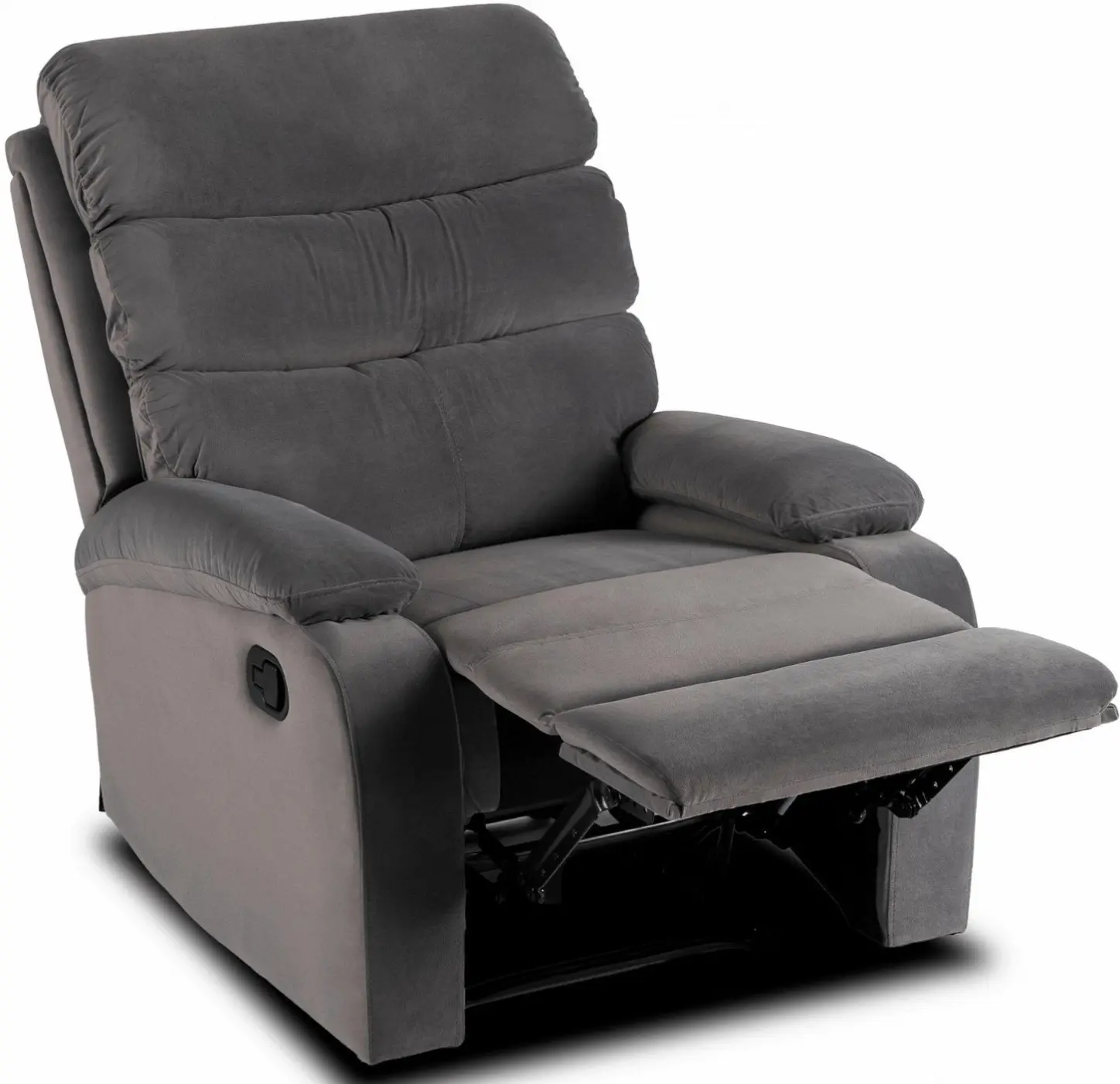 Кресло-реклайнер Mebel Elite Kobe Velur (Grey) - 4