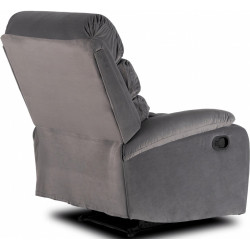 Кресло-реклайнер Mebel Elite Kobe Velur (Grey) Thumb