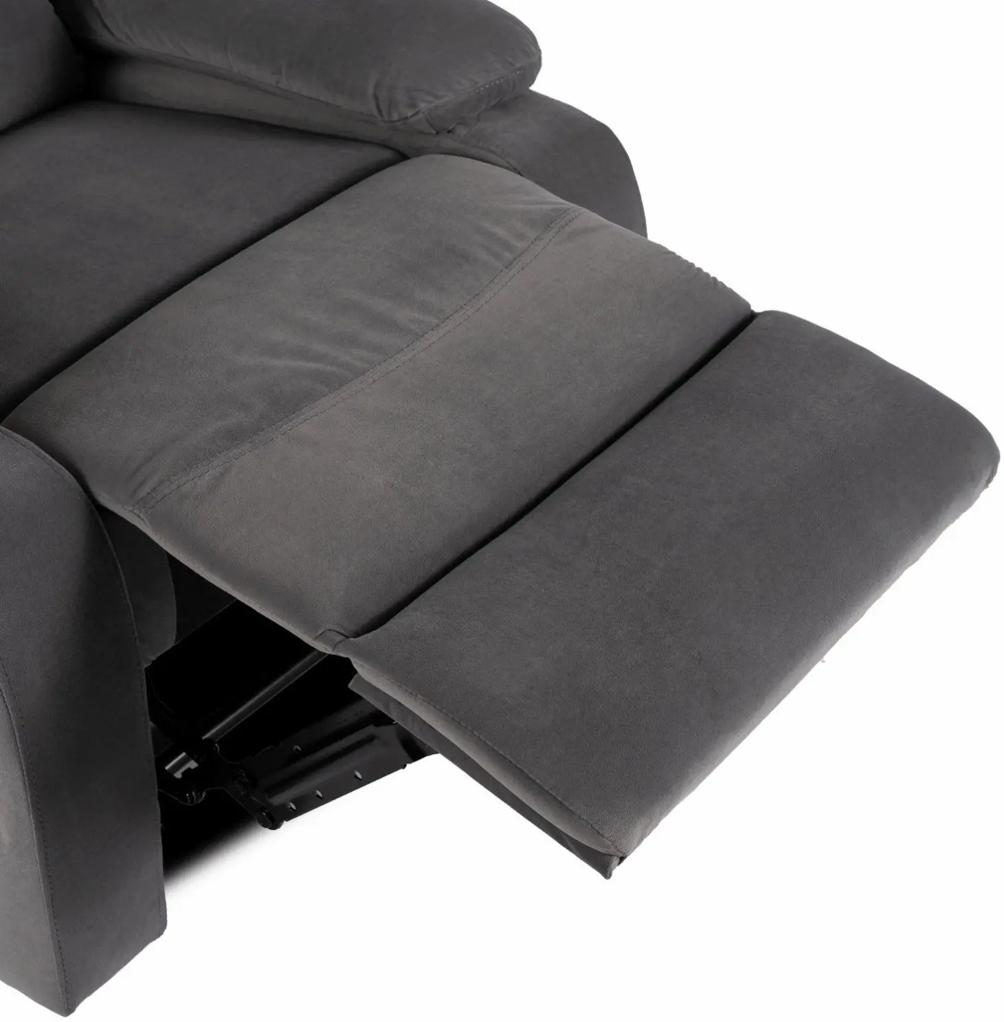 Кресло-реклайнер Mebel Elite Kobe Velur (Grey) - 8