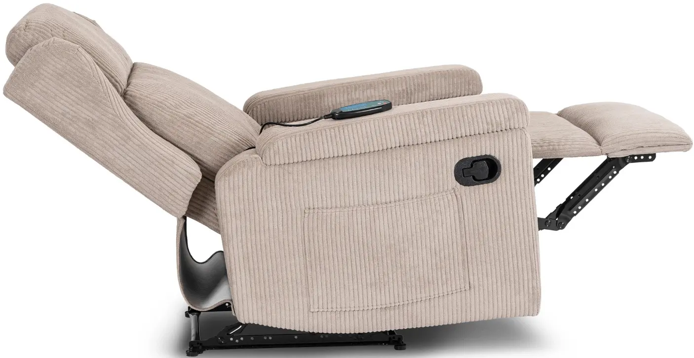 Fotoliu-recliner Mebel Elite Sebastian (Beige) - 7