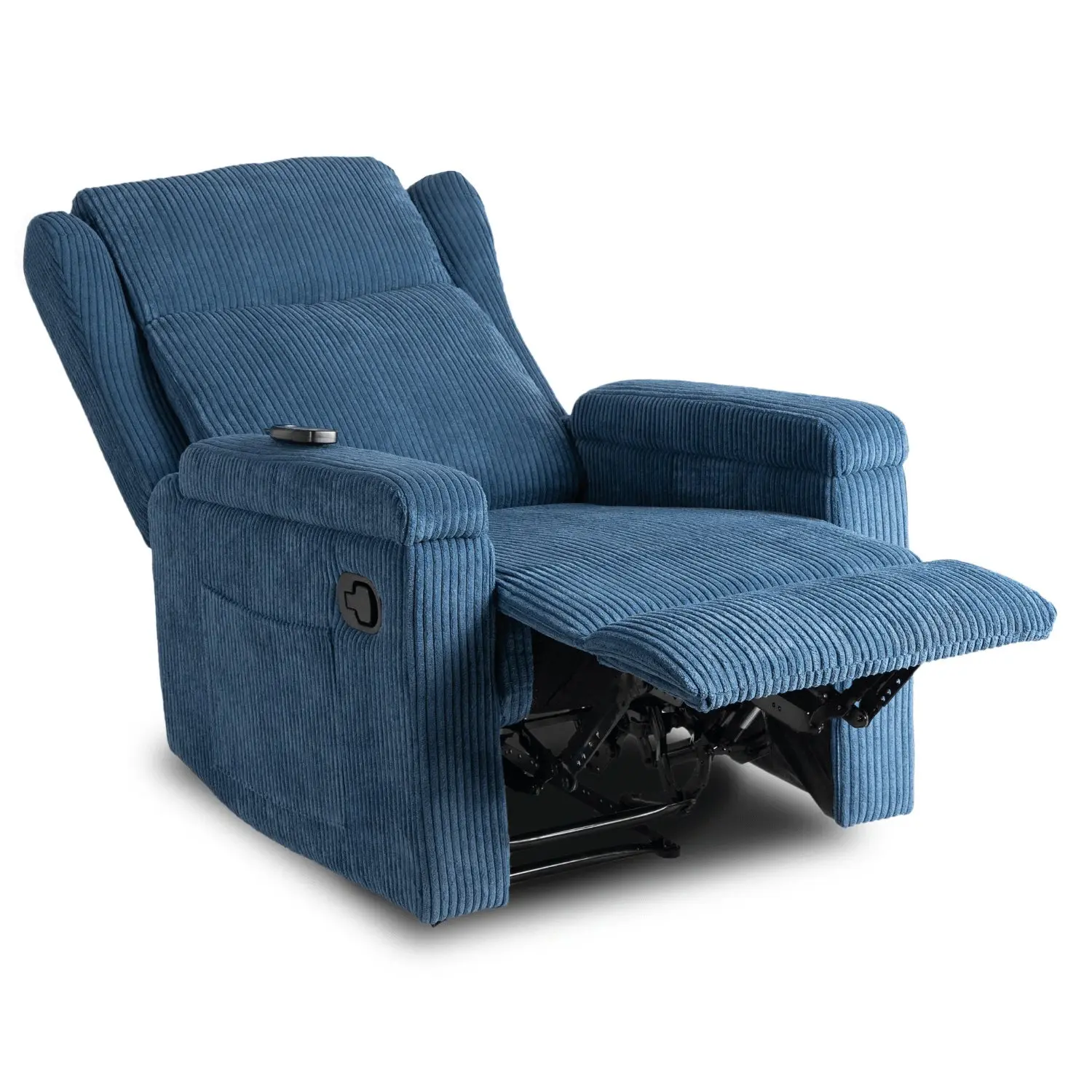 Fotoliu-recliner Mebel Elite Sebastian Corduroy (Blue) - 2