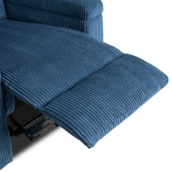 Fotoliu-recliner Mebel Elite Sebastian Corduroy (Blue) Thumb