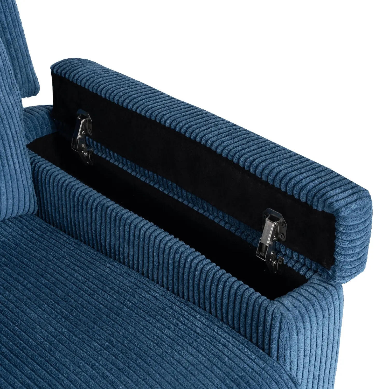 Fotoliu-recliner Mebel Elite Sebastian Corduroy (Blue) - 13