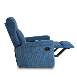 Fotoliu-recliner Mebel Elite Sebastian Corduroy (Blue) Thumb