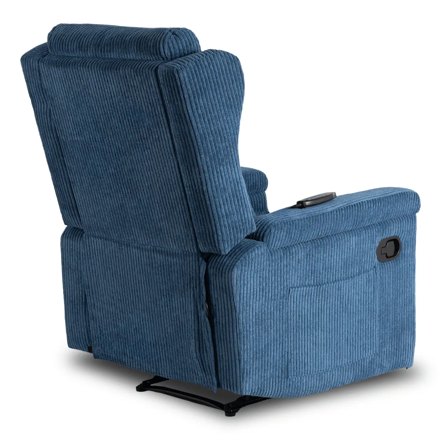 Fotoliu-recliner Mebel Elite Sebastian Corduroy (Blue) - 7
