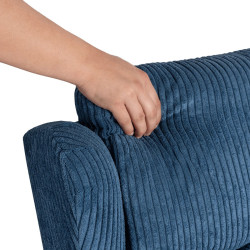 Fotoliu-recliner Mebel Elite Sebastian Corduroy (Blue) Thumb