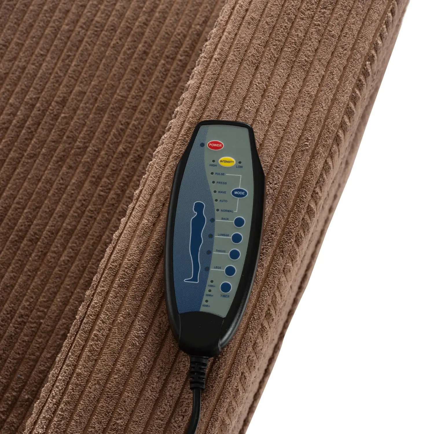Кресло-реклайнер Mebel Elite Sebastian Corduroy (Brown) - 11