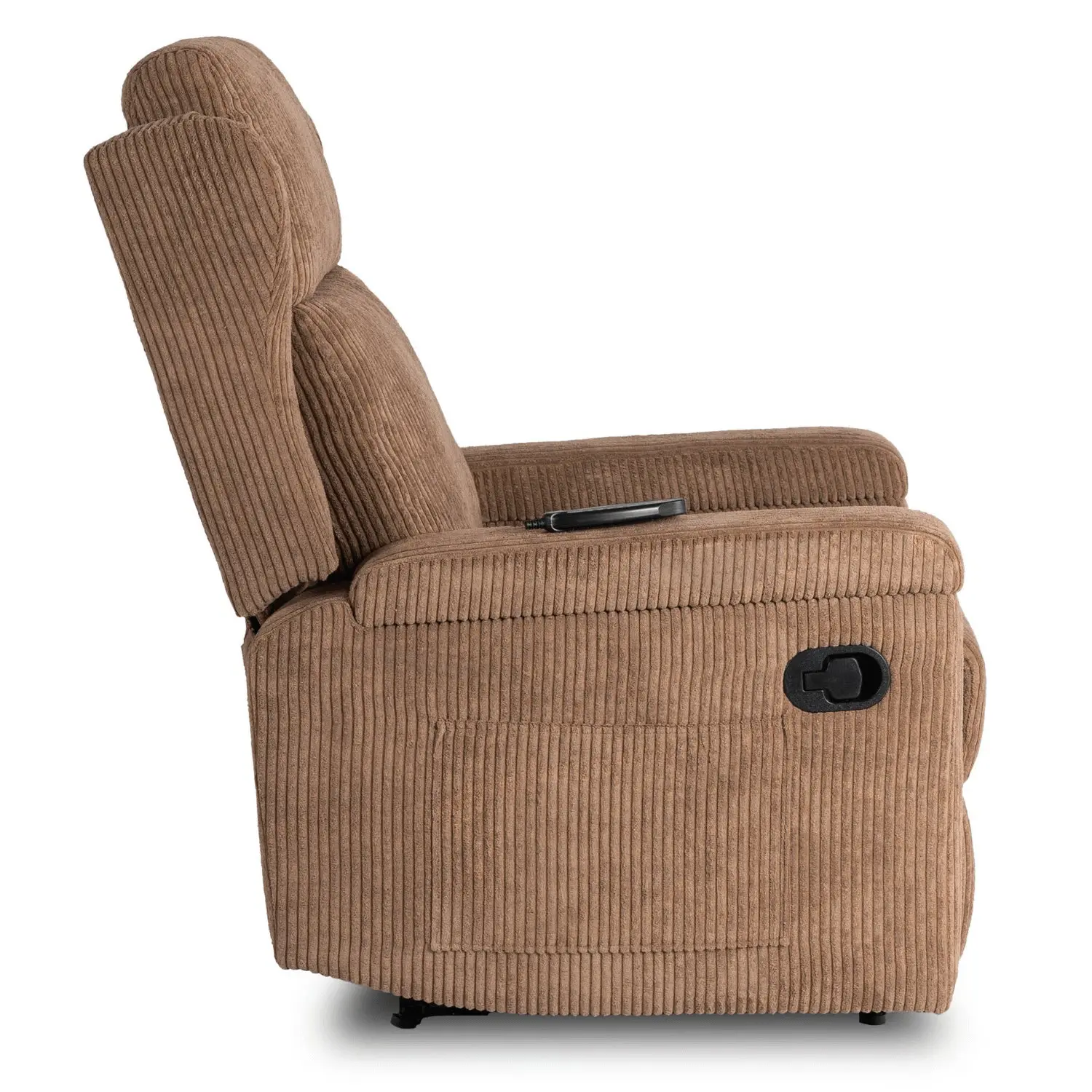 Кресло-реклайнер Mebel Elite Sebastian Corduroy (Brown) - 4