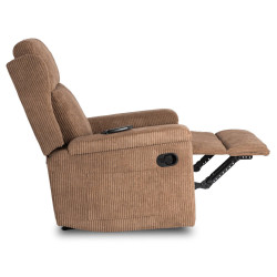 Кресло-реклайнер Mebel Elite Sebastian Corduroy (Brown) Thumb